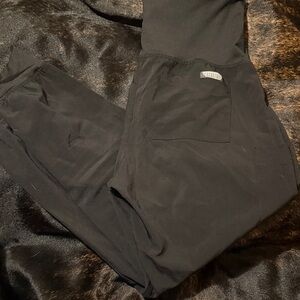 Medcouture black maternity scrub pants